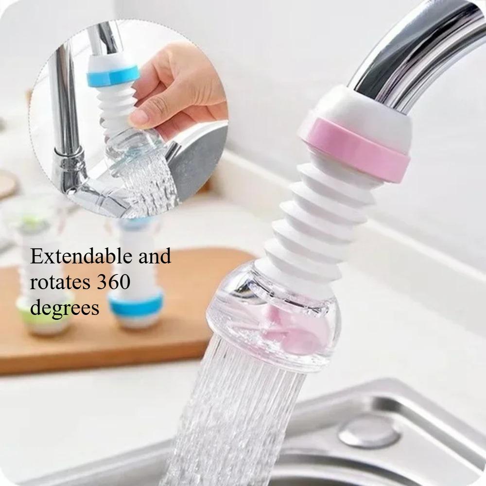 1PCS  Faucet Bubbler 360 Rotatable Bent Water Saving Tap Aerator Diffuser Faucet Nozzle Filter Water Filter Swivel Head Kitchen Tools