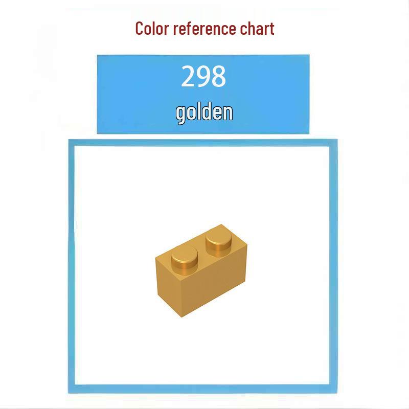 50g Small Particle Building Blocks 1x2 Hinge with Cross Hole, Compatible with 30552 MOC Sets Standard
