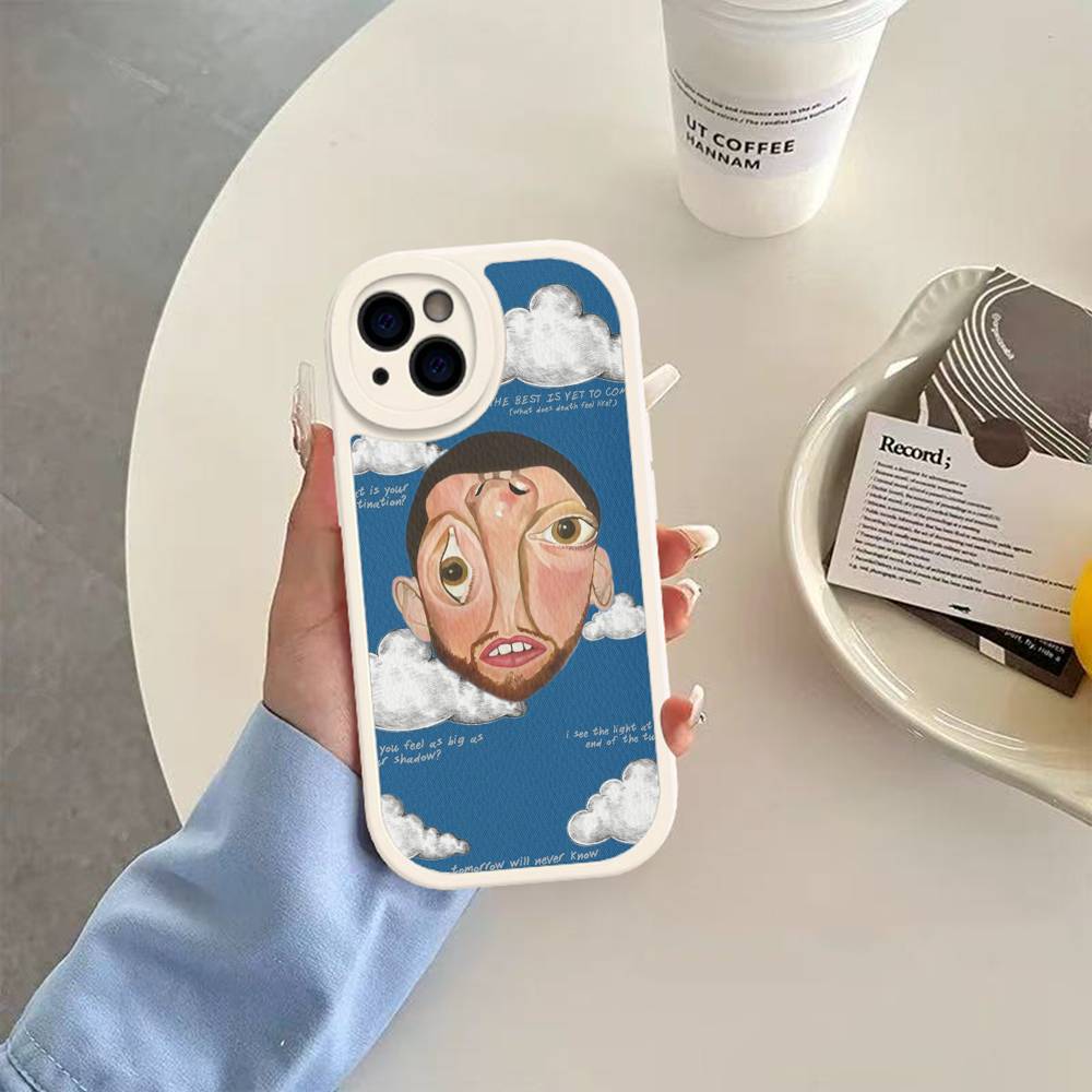 Cool M-mac Miller Phone Case For IPhone 16 15 14 11 12 13 Pro Max Plus Back Leather Shell