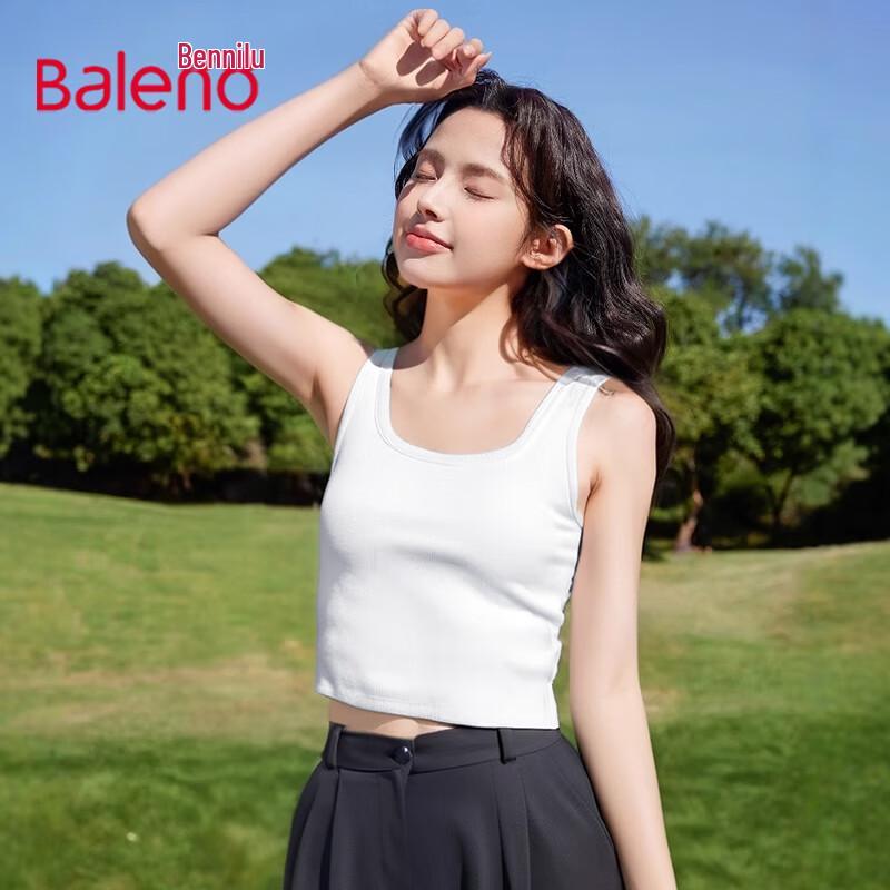 Baleno Women s Slim Fit Square Neck Vest M