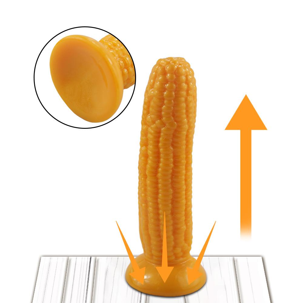 Mais Dildo mit Saugnapf Sexspielzeug für Frauen Vagina G-Punkt Massage Masturbator