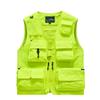 Men's Casual Outdoor Unloadable Multifunctional Reporter Travel Photography Mesh Quick Drying Fishing Vest Men