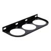 7.44 *3*0.66Inch Gauge Mount Holder 3-Hole Triple Instrument Panel Shell  Voltage Meter