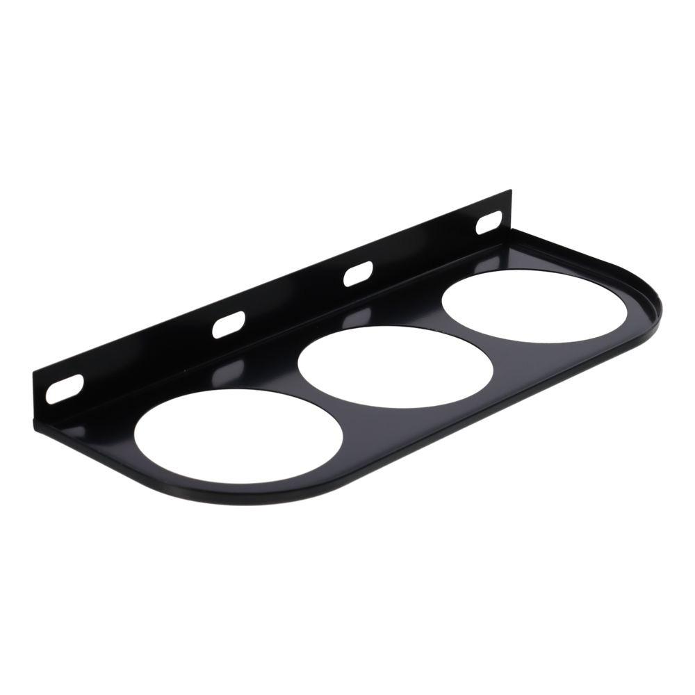 7.44 *3*0.66Inch Gauge Mount Holder 3-Hole Triple Instrument Panel Shell  Voltage Meter