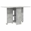 Dining Table 115 x 70 x 75 cm Particleboard Concrete Grey Rectangular