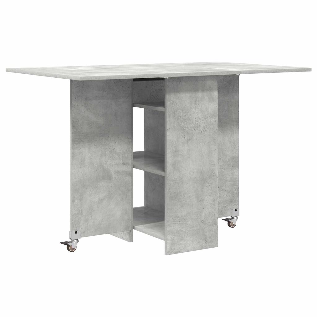 Dining Table 115 x 70 x 75 cm Particleboard Concrete Grey Rectangular
