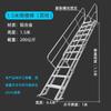 Jundinging 1.5m Double-Post Aluminum Loft Ladder