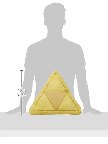 Sanei Boeki The Legend of Zelda Plush Cushion Triforce W40 x D8 x H36cm ZZ06