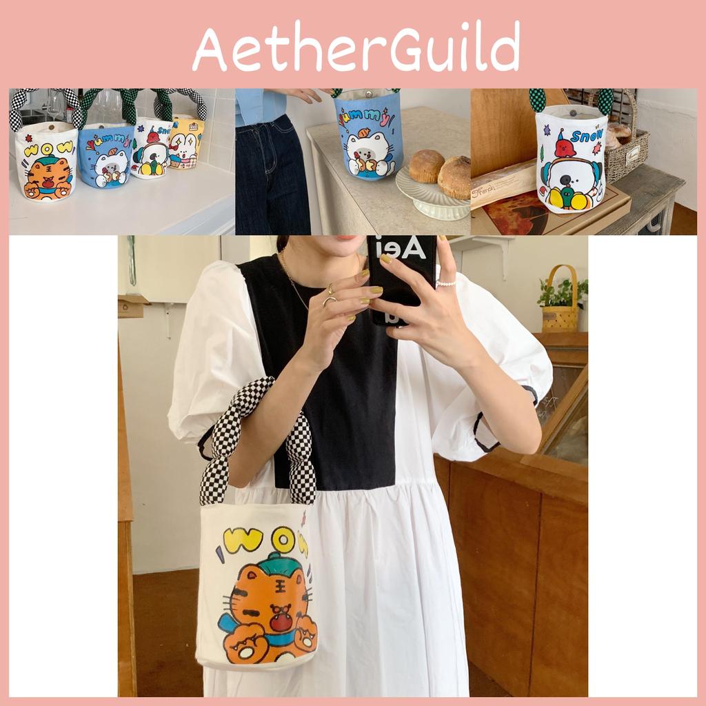 Cute Cartoon Tote Bag For Girls Featuring Snowman Design Ideal For Daily Use