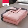 Machine Washable Cotton Summer Blanket - Lightweight Quilt for Dorms, Kids, Single/Double Beds