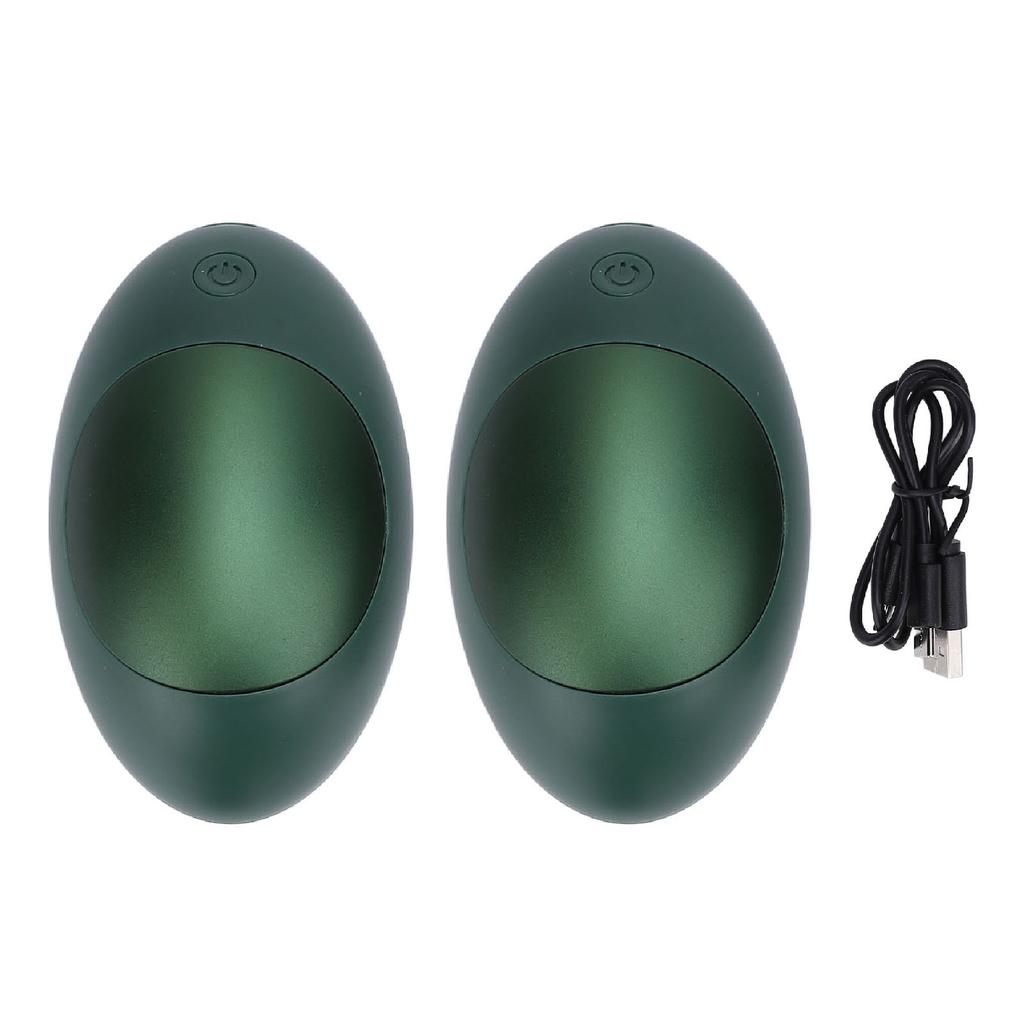 Electric Hand Warmer with Power Bank Function Magnetic 3 Levels Heating Type C Rechargeable Avocado 