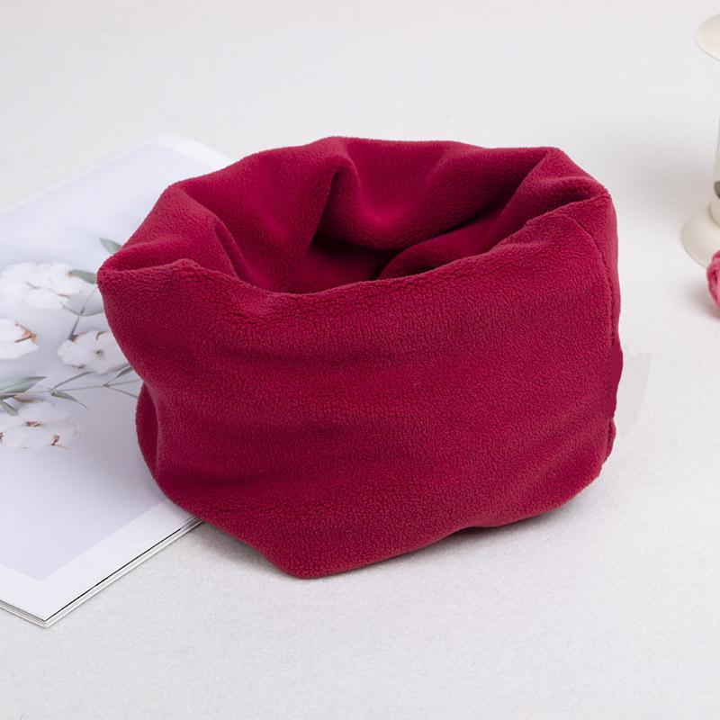 Autumn and Winter Rocking Velvet Neck Scarf, Outdoor Men's and Women's Multifunctional Neck Scarf, Cycling Fleece Warm Windproof Pullover Neck Scarf