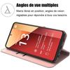 Coque pour Xiaomi - Redmi Note 13 Pro 4G - Anti-Rayures - Antichoc - Synthécuir Souple - Rose