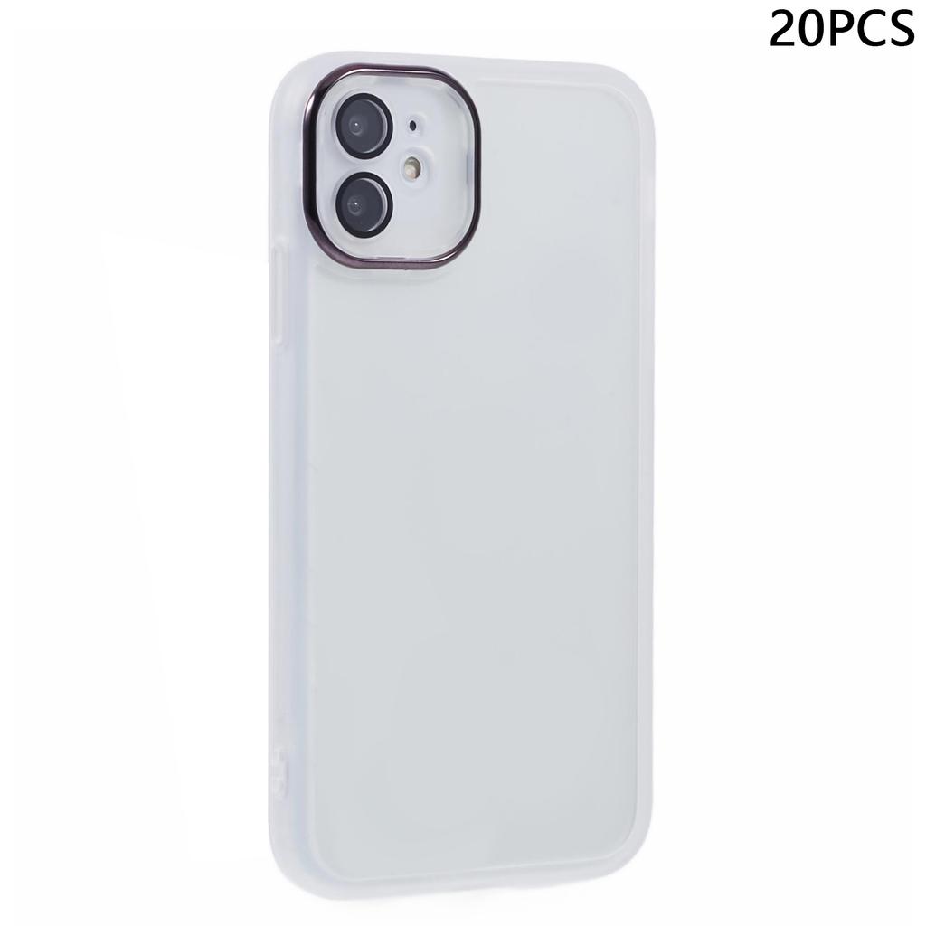 Bulk Purchasing 20Pcs For iPhone 11 Case Electroplated Camera Frame TPU Phone Cover Precise Cutouts