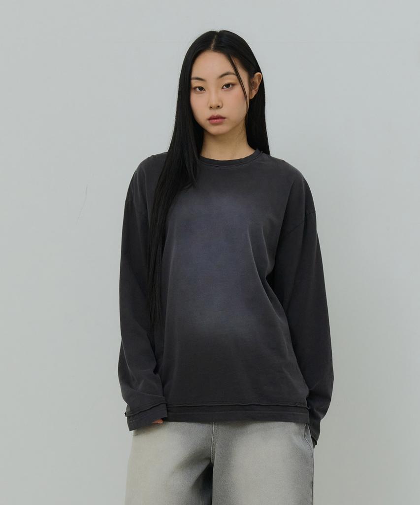 Desiledeu Raw Washed Long Sleeve T-Shirt-Fask5102B09