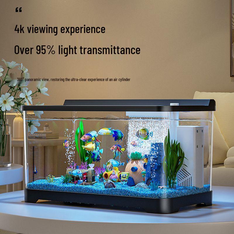 Eco-Friendly Self-Circulating Goldfish Tank: Small To Medium Size for Home, Living Room, or Balcony