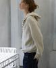 OPENDOORSTUDIO Cloud Alpaca Hoodie Knit Ivory