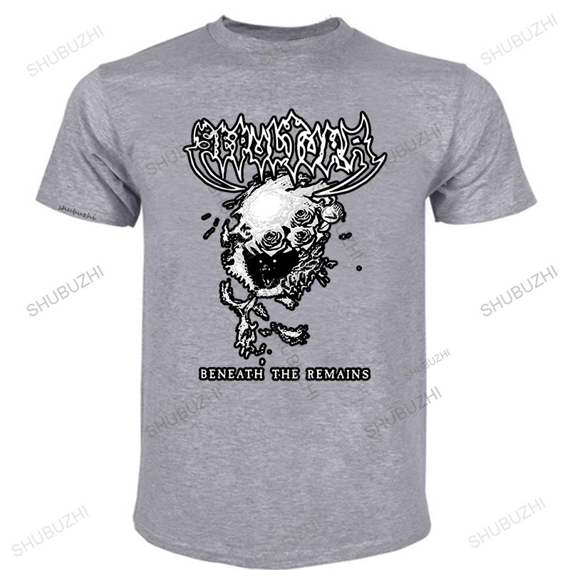 

Mens luxury cotton T shirt short sleeve high quality tees tops Sepultura Beneath The Remains teeshirt unisex tshirts oversized 4XL