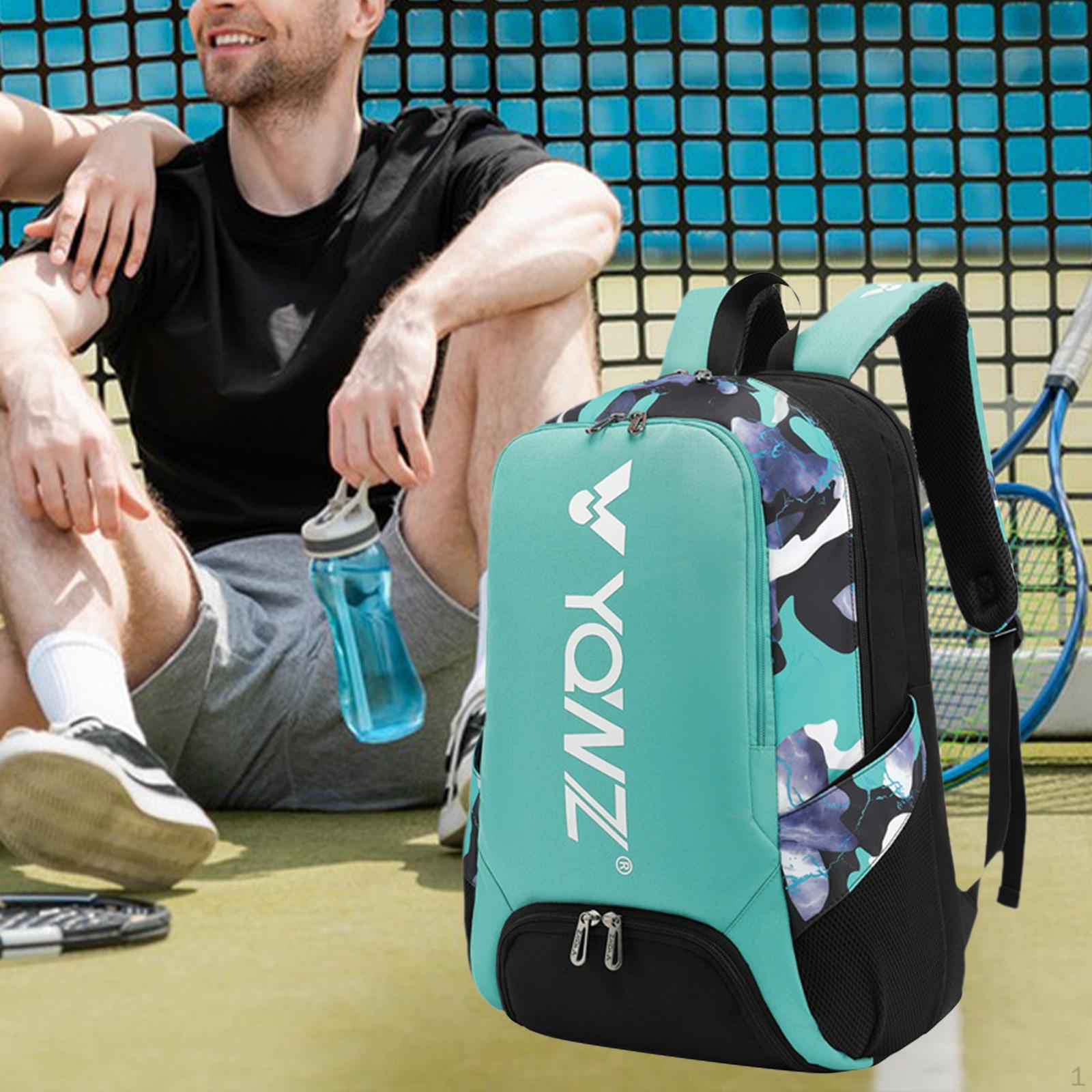 

Рюкзак для бадминтона Теннисная сумка для женщин и мужчин Дышащий Пиклбол Спорт Путешествия Green Blue Black
