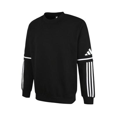 Sq25 Sw Crew Striped Long Sleeve Sweatshirt Men Sweatshirt Black JM3546