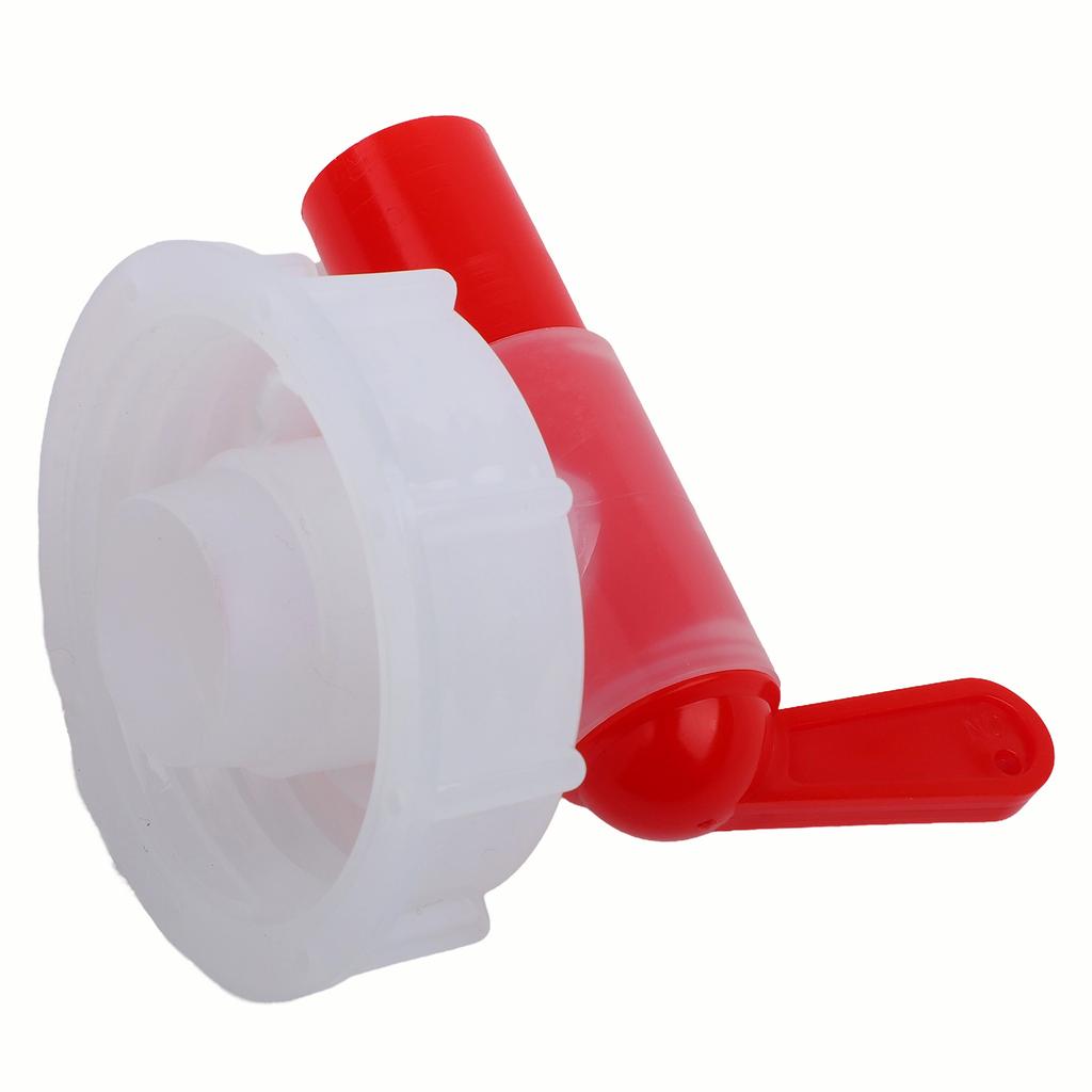 1/2 Pcs DN61 61mm Horticultural Plant Nutrient Solution Faucet Red White Plastic Faucet Litre Canister Tap Watering Faucet
