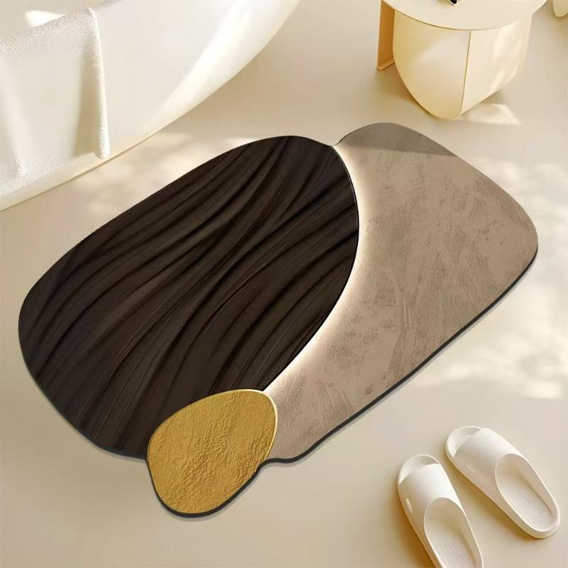 Badkamer absorberende diatomeeënaarde toilet deurmat toilet toilet vloermat toilet tapijt 40x60cm15.7x23.6in