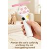 Electric Flying Saucer Cats Chasing Teasing Toy for Indoor Cats Hunting with LED Light BoInteracredom Pet Engagement Toy