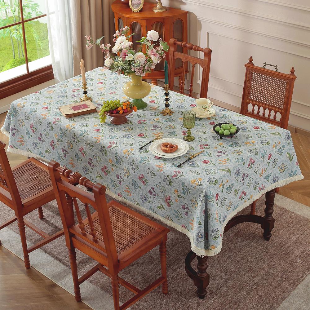 Special For Tablecloths Nordic High-End Dining Tables Household Imitation Cotton And Linen Tablecloth Row Beard Restaurant