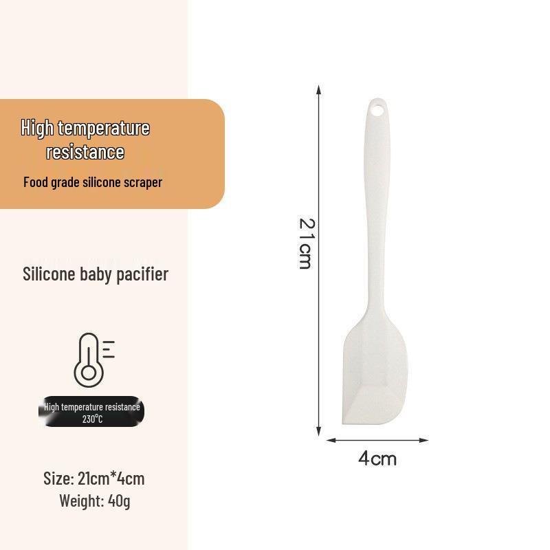 

Food Grade Silicone Spatula Set: Baking, Cake, Whisk & Oil Brush - European Favorite