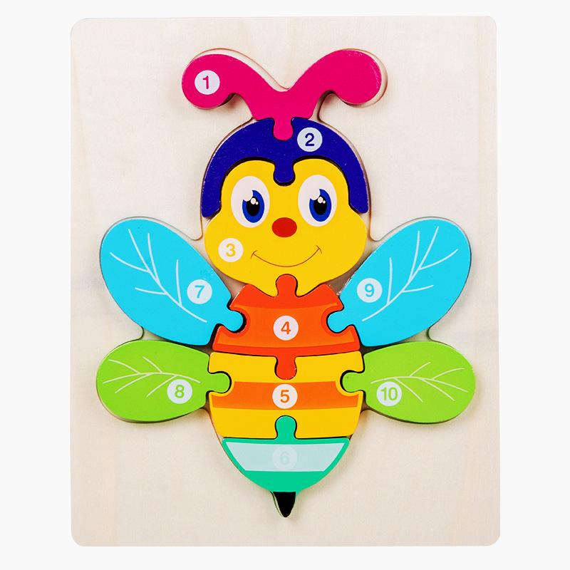 

Children s Wooden 3D Transportation Puzzle - Cognitive & Educational Toy