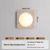 Wabi-Sabi Style Japanese Walnut Wall Lamp for Living Room, Bedroom, Hotel Entrance, or Corridor.
