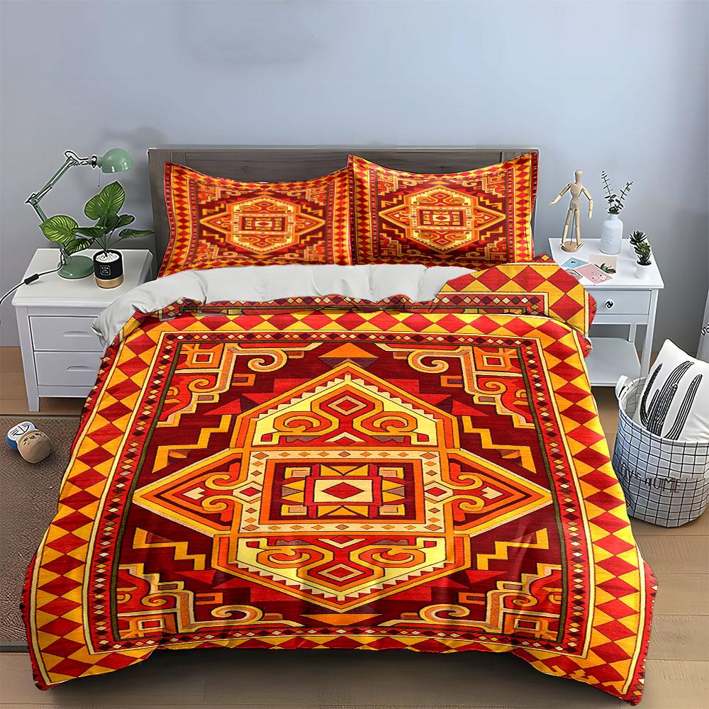 Geometric patterns with diamonds. Bedding sets Duvet cover sets Duvet covers Pillowcases(1 * Duvet Cover 2 * Pillowcases without duvet insert)