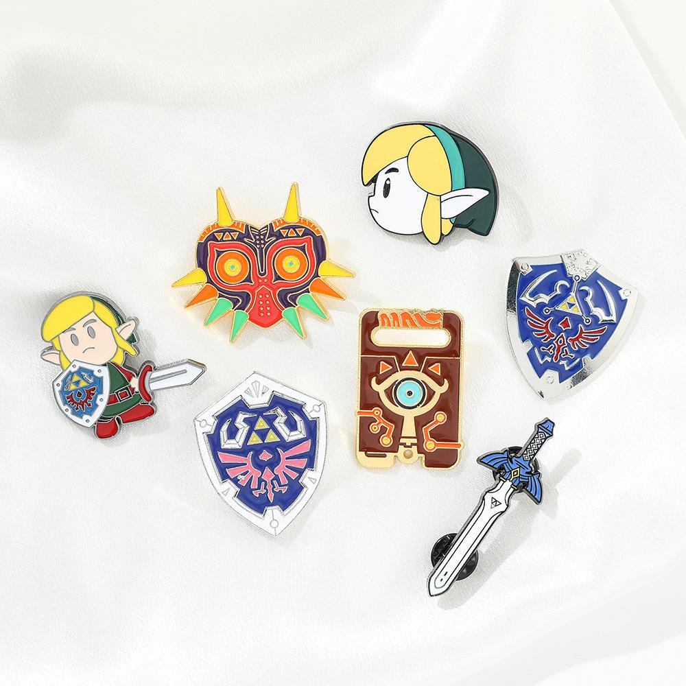 Versatile Adjustable And Legend Of Zelda Breath Of The Wild Metal Badge Pin