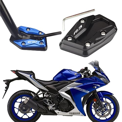 

VORILES ForYZFR3 YZFR3 2021 2022 Мотоциклетный кронштейн с ЧПУ Боковой кронштейн Удлинительная накладка Флип MT-03 YZFR32021 2022 Аксессуары (Черный,YZFR3)