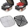 Stainless Steel Splatter Shield Replacement Silicone Liner Set Reusable Indoor