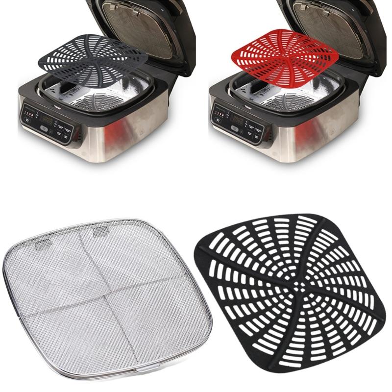 Stainless Steel Splatter Shield Replacement Silicone Liner Set Reusable Indoor
