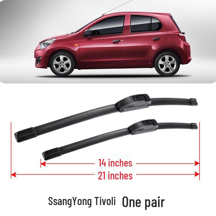Venucia R30 Original Boneless Universal Wiper Blade with Rubber Strip & Rear Wiper Accessories