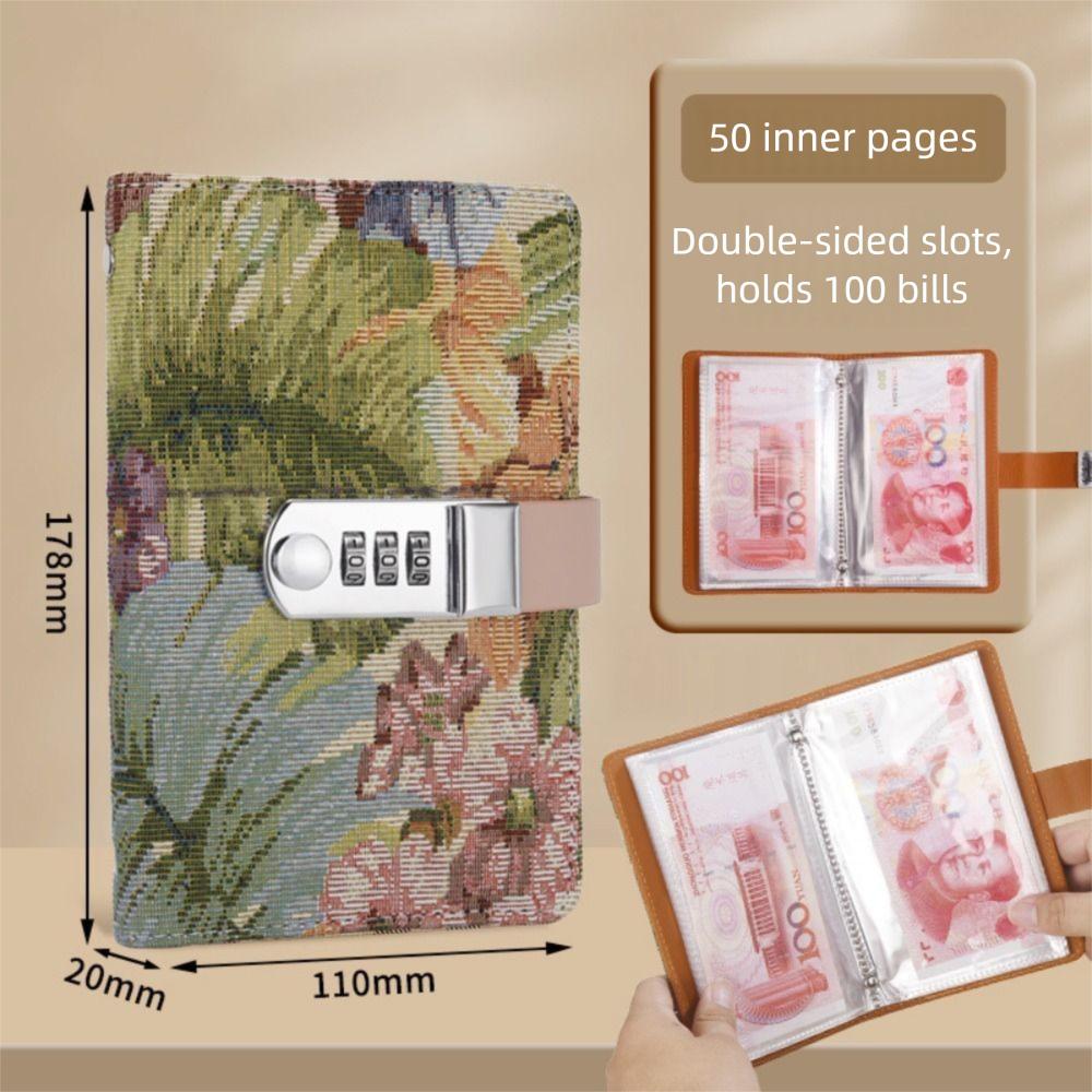 with Password Lock Mini Binder Savings Challenge Save Money Savings Challenges Book  Couples