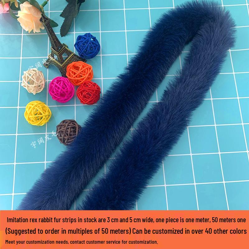 Imitation Rabbit and Mink Fur Strips: Autumn/Winter Cheongsam Accessories, Cuffs, Cape Trim