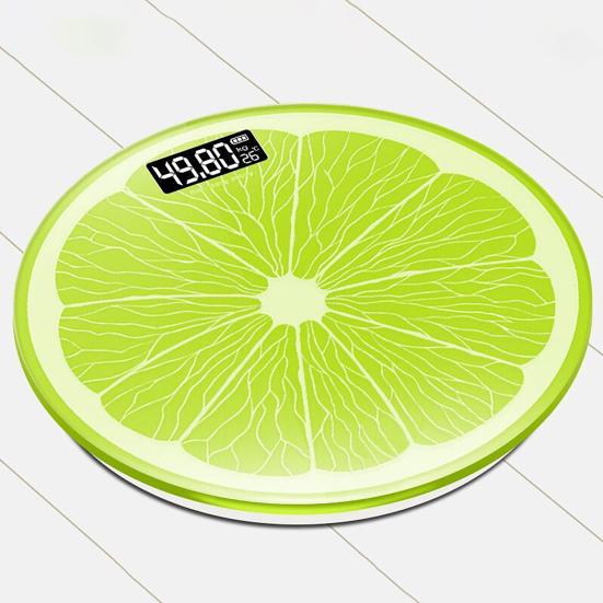 Excellent Household Weighing Balance Gravity Sensor Lemon Shape Intelligent Induction Electronic Weight Scale