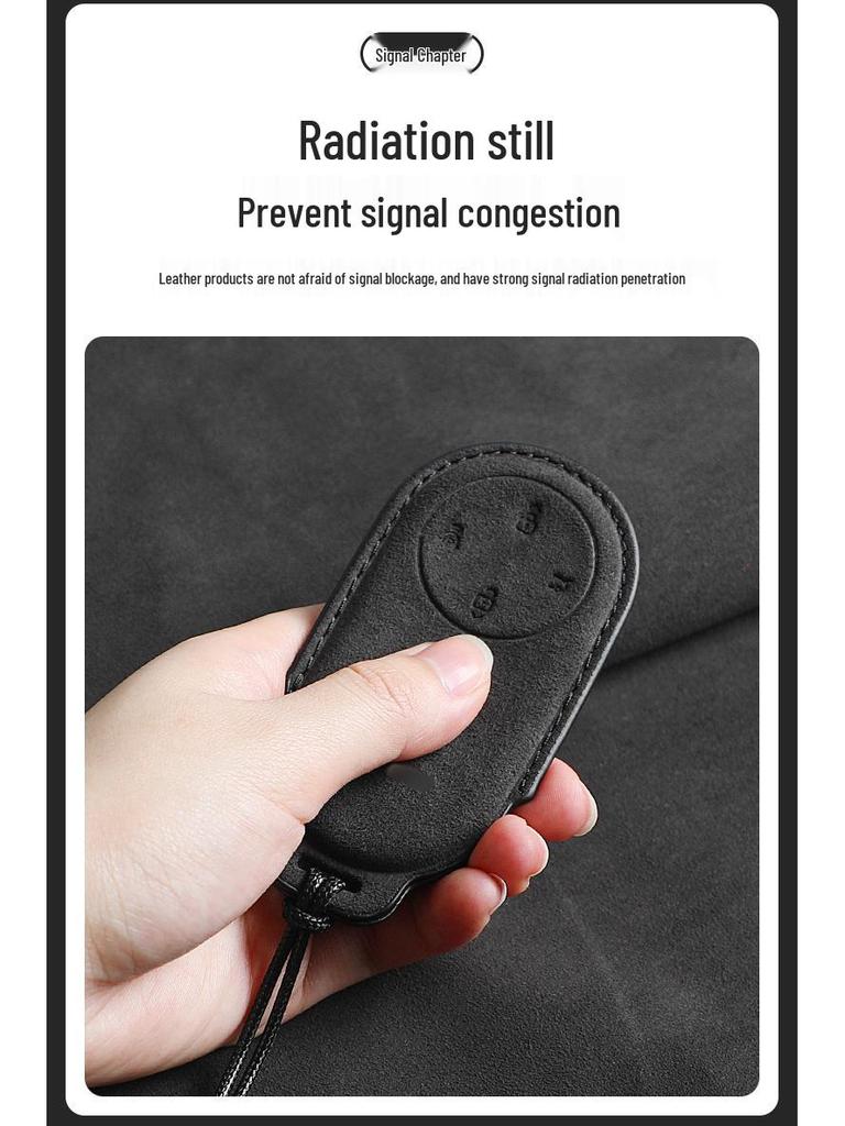 Premium Wildlederhülle für 2024 Huawei M9 Max/Ultra Autoschlüssel