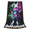 Deltarune Kapitola Susie Kris Odvážná Akční Pozice Deku Super Měkké Pohodlné Přehozy na Pohovku Více Velikostí Plyšová Tenká Přikrývka