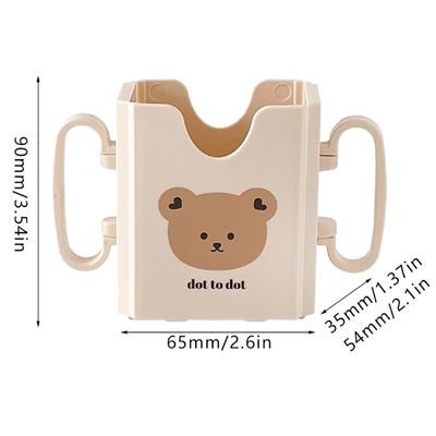 Držák na mléko z kartonu, nastavitelný plastový držák na džus pro batolata, pití s ​​protiskluzovou úpravou, nastavitelný držák na mléko