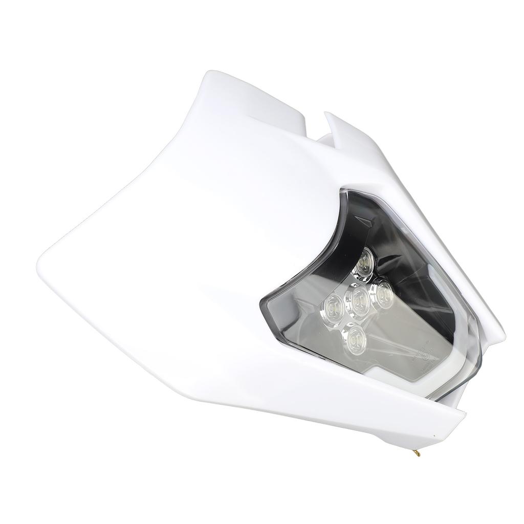 12V Off Road Motorcycle Headlights High Brightness LED Headlamp with Fairing for Dirt Bike Light Modification