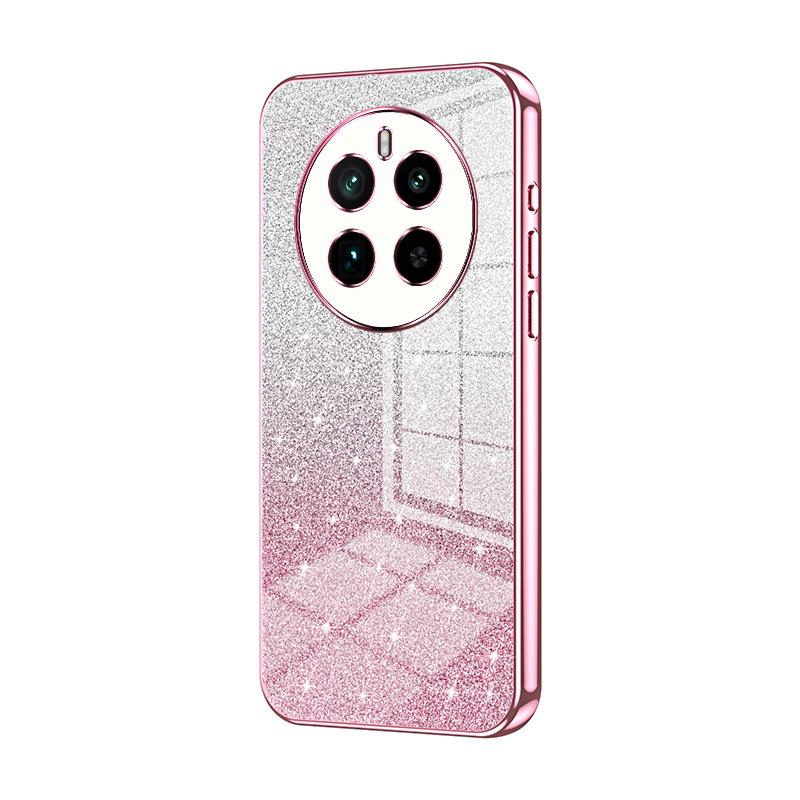 Applicable To OPPO Realme14Pro + Electroplated Glitter Mobile Phone Case True Me GT7 Transparent NEO8 Protective Case