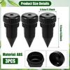 3 Pcs Key Hider Realistic Sprinkler Head Waterproof Cash Holder Key Holder Outdoor Garden Yard Hiding Vault Case. Waterproof Corrosion and Impact