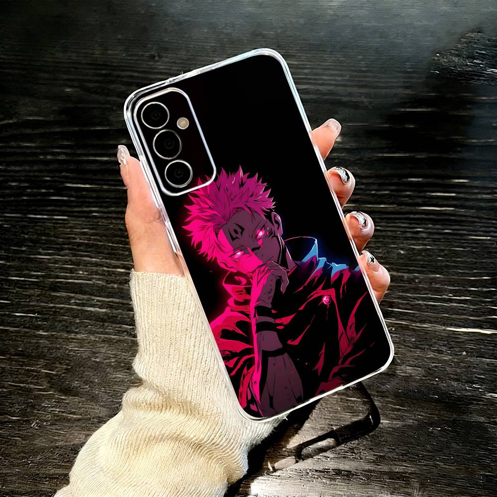 s-Sukuna a-Anime Ryomen   Phone Case For SamsungA10,12,20,21S,30,31,40,50,51,52,70,71 Transparent Cover Samsung a714g