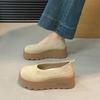 Thick-Soled Women's Platform Loafers Women  Loafers Casual High Heels Sneakers Shoes
