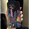 City Pop Art At Night Cover For OnePlus 13 13R 12 12R 11 10 Pro 8T 10T OnePlus Nord 4 CE 3 2 Lite N30 N20 N10 Case