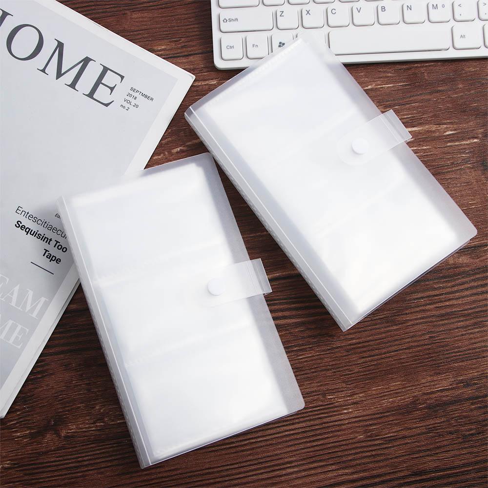 Photo Card Book Name Card Picture Storage Case Ticket Collection Book ID Card Holder Card Book